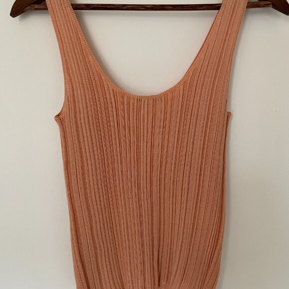 Vince Peach Scoop Neck Tank Top, Size S, NWOT - Picture 3 of 5
